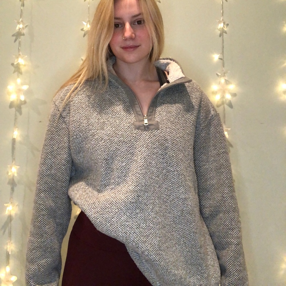 Orvis wool zipneck jacket